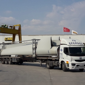 Efendel Nakliyat rüzgar türübünü taşıması